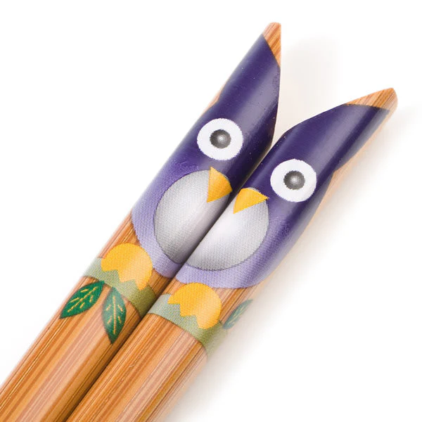 Blue Owl Japanese Bamboo Chopsticks - Image 2