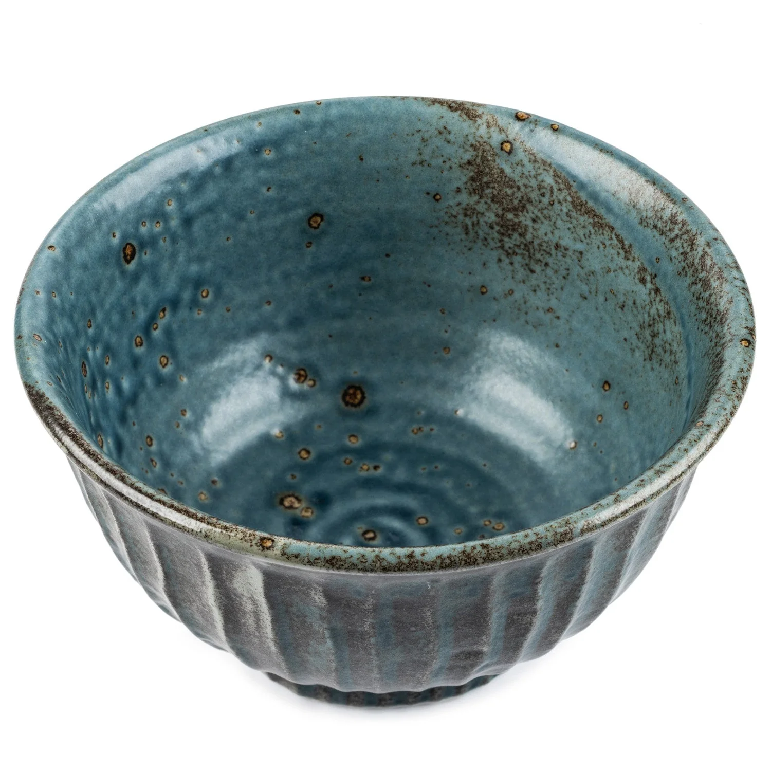 Blue Wabi Sabi Premium Japanese Donburi Bowl - Image 2