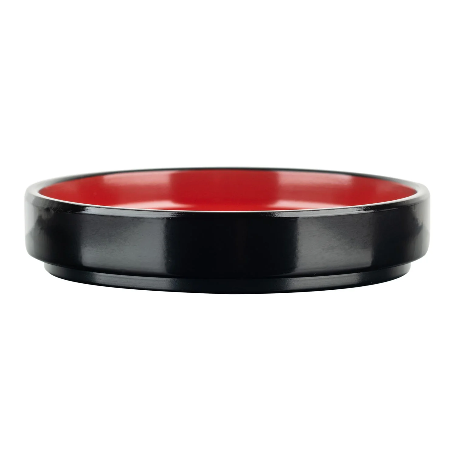 Genroku Small Japanese Lacquer Soya Sauce Dish - Image 2