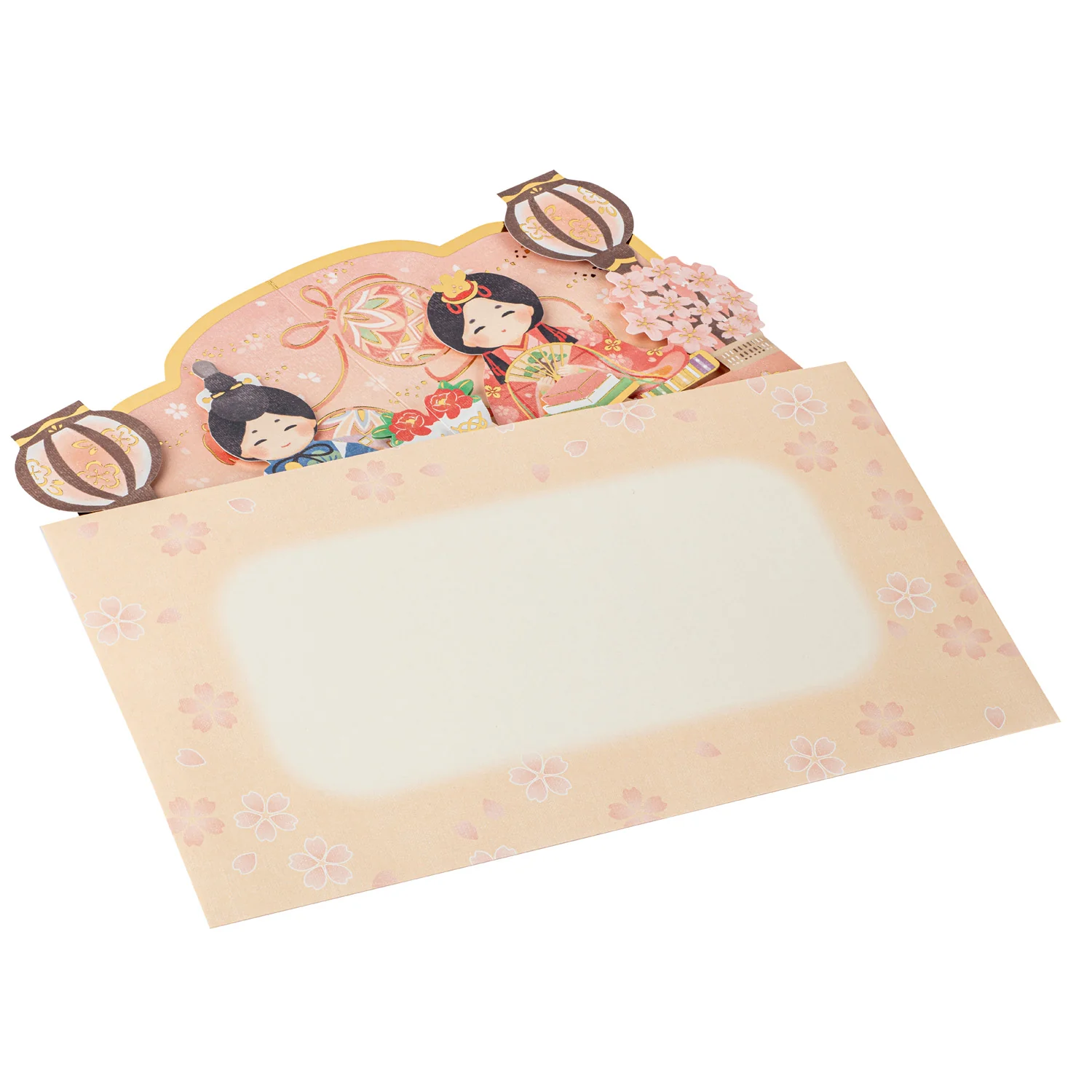 Happy Couple Pop Up Japanese Greetings Card - Image 3