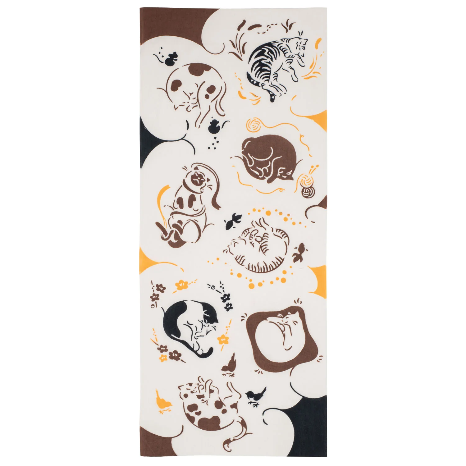 Napping Cats Japanese Wall Hanging Set - Image 3
