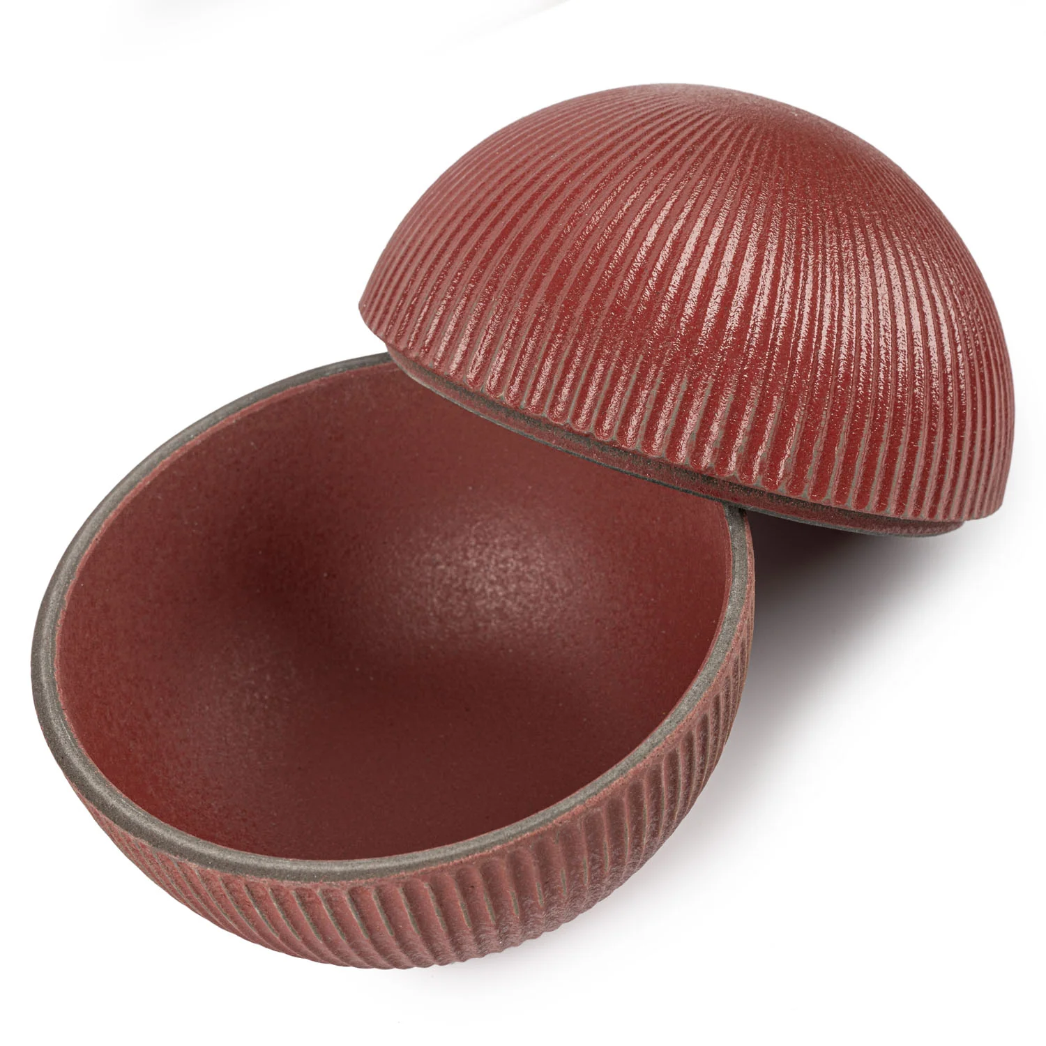 Red Temari Premium Japanese Bowl and Lid - Image 4