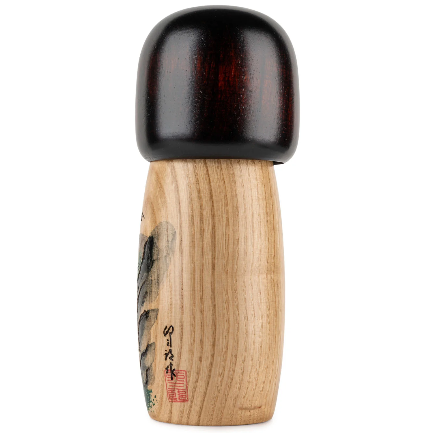 Serene Fuji Landscape Japanese Kokeshi Doll - Image 4
