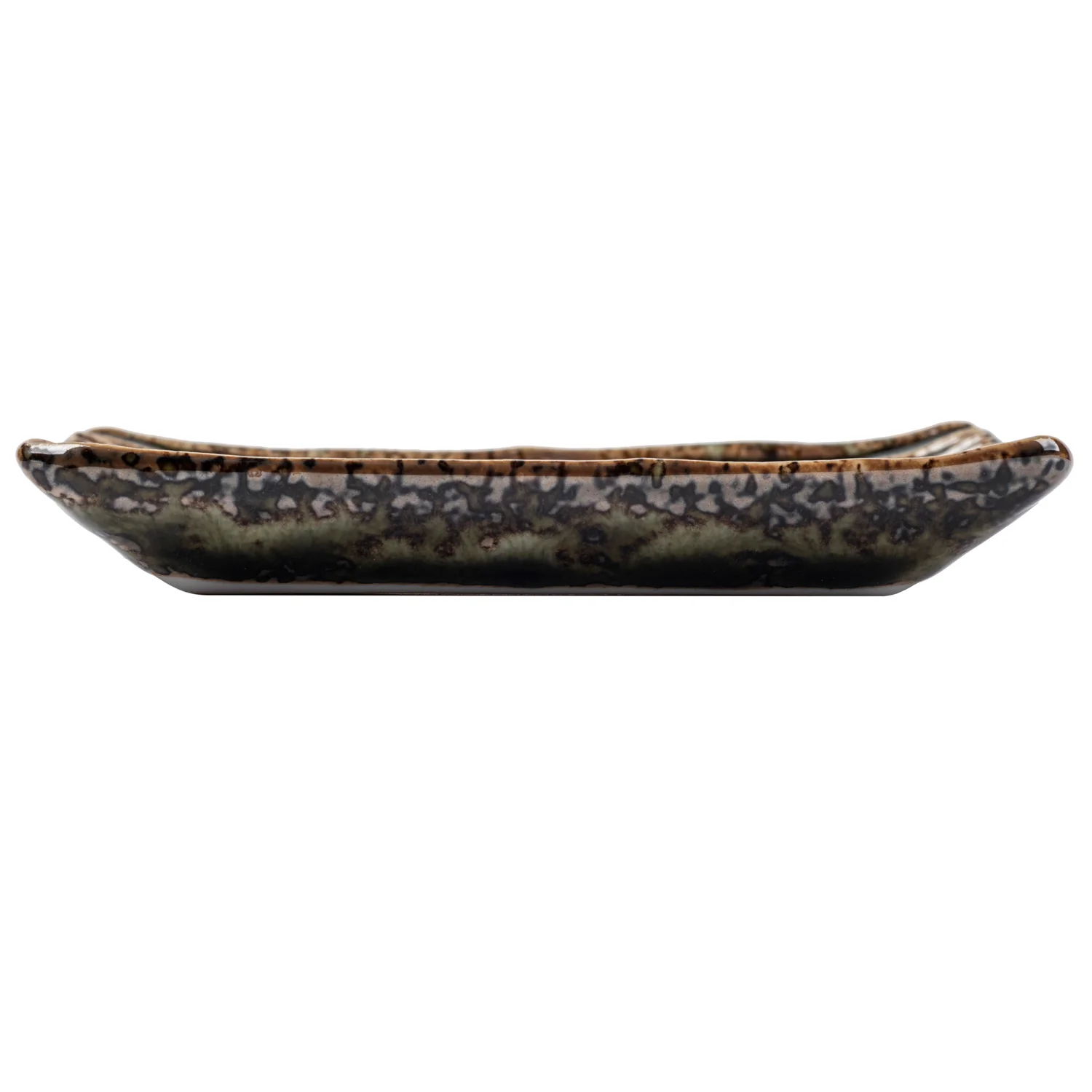 Shinogi Green Ribbed Japanese Ceramic Dish - Image 4