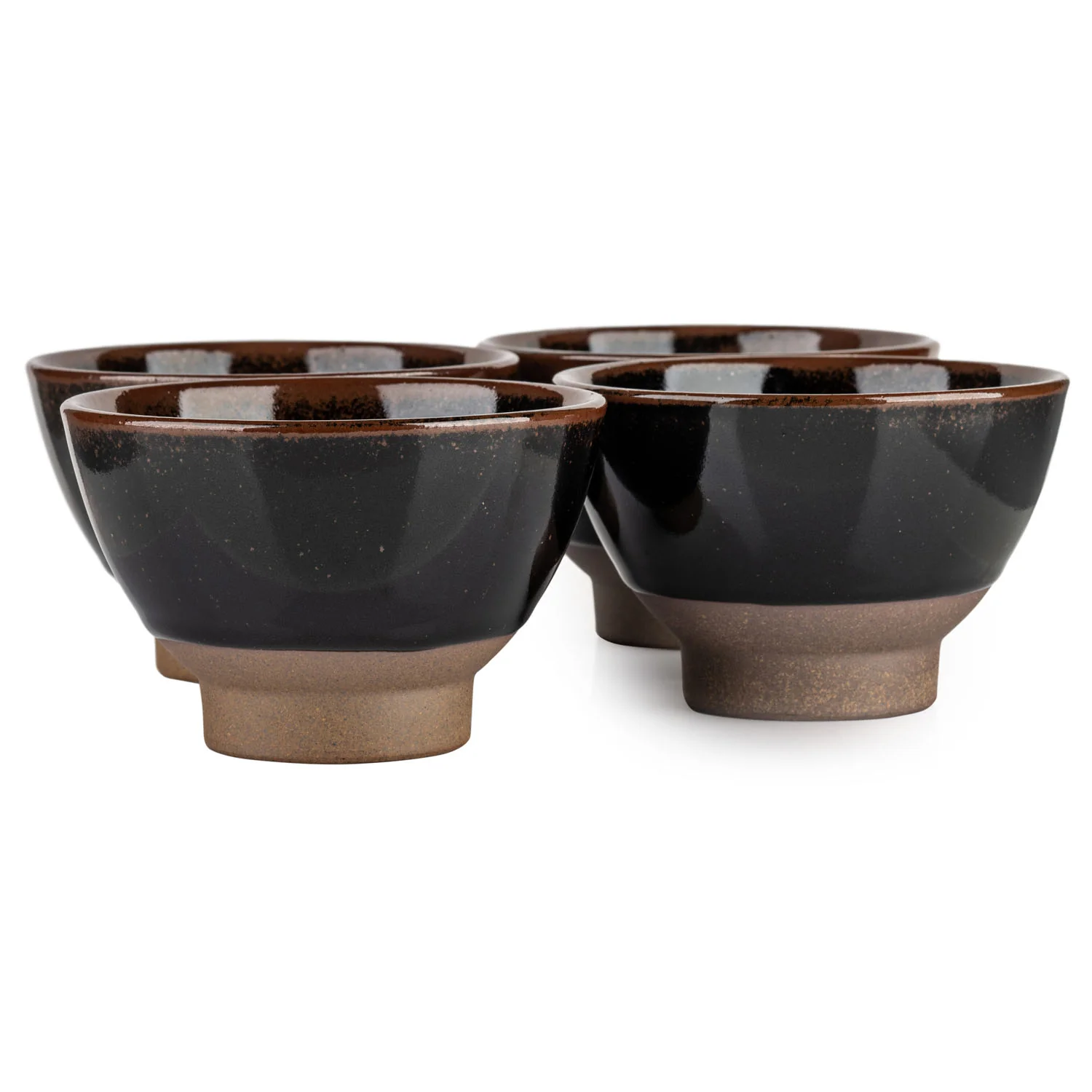 Tenmoku Eureka Japanese Small Bowl Gift Set - Image 2
