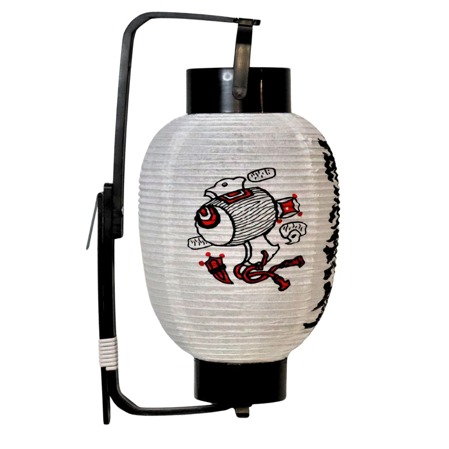 White Prosperity for Business Japanese Paper Lantern - Image 3